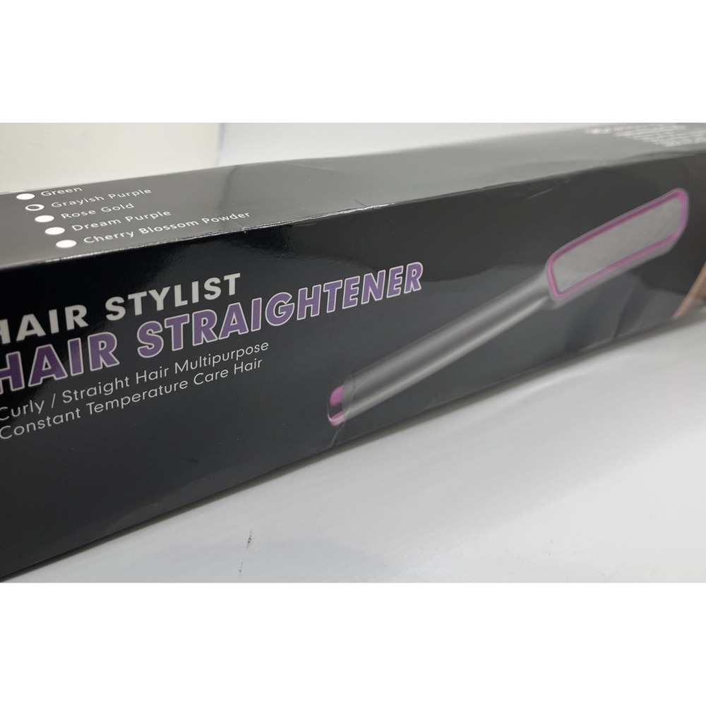 Hair Stylist Hair Straightener, Purple/Gray, ZF-888 Brand New